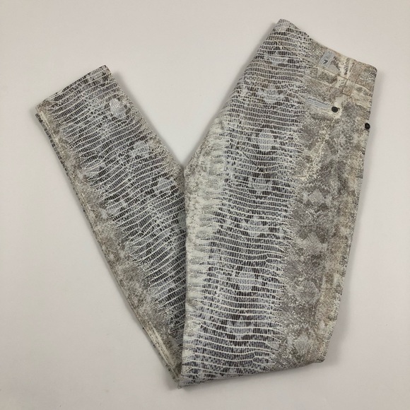 7 For All Mankind Denim - 7 For All Mankind Snakeprint Jeans NWOT